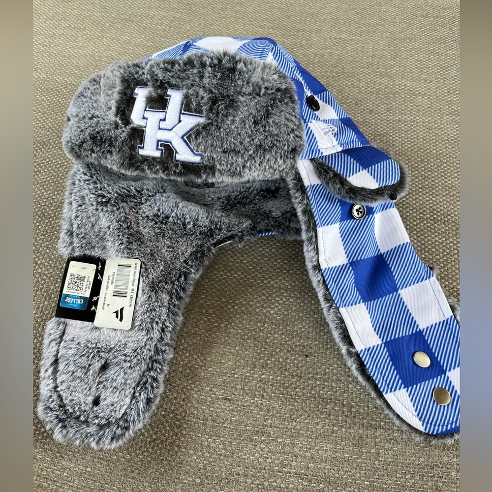 NWT New Era Royal Kentucky Wildcat winter hat